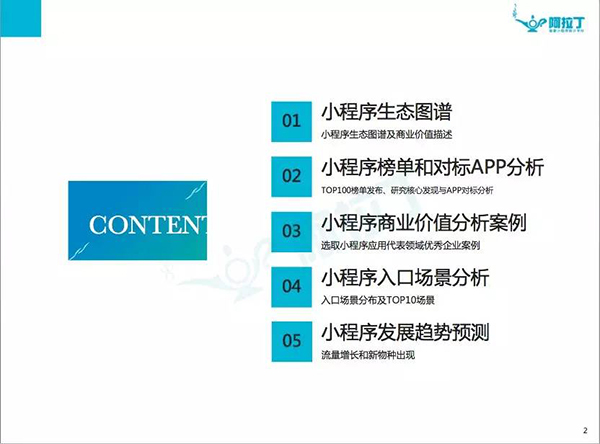 首份小程序数据来了！TOP100里有你经常用的小程序吗？